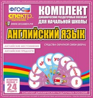 Динамические раздаточные пособия. Английский язык (веера). Английские местоимения, английские предлоги. - fgospostavki.ru - Нижний Новгород
