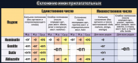 Стенд "Склонение имен прилагательных" - fgospostavki.ru - Нижний Новгород