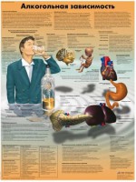 Плакат "Алкогольная зависимость" ламинированный - fgospostavki.ru - Нижний Новгород