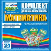 Динамические раздаточные пособия. Математика (Эластичные элементы). Единицы измерения, доли и дроби. - fgospostavki.ru - Нижний Новгород