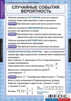 Комплект таблиц. Теория вероятностей и математическая статистика. - fgospostavki.ru - Нижний Новгород
