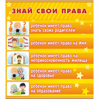 Стенд "Знай свои права" - fgospostavki.ru - Нижний Новгород