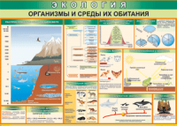 Таблица "Организмы и среды их обитания" (100х140 сантиметров, винил) - fgospostavki.ru - Нижний Новгород
