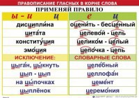 Комплект таблиц "Правописание гласных в корне слова" - fgospostavki.ru - Нижний Новгород