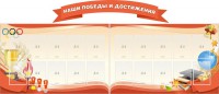 Стенд "Наши победы и достижения" (резной стенд из 3-х частей) - fgospostavki.ru - Нижний Новгород