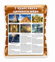 Стенд "Семь чудес света" - fgospostavki.ru - Нижний Новгород
