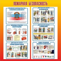 Стенд "Пожарная безопасность" Вариант 4 - fgospostavki.ru - Нижний Новгород
