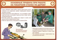 Стенд "Основные правила при работе на токарном станке по дереву" - fgospostavki.ru - Нижний Новгород