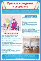 Стенд "Правила поведения в спортзале №1" - fgospostavki.ru - Нижний Новгород