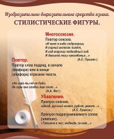 Стенд "Стилистические фигуры" Вариант 1 - fgospostavki.ru - Нижний Новгород