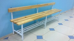 Скамья для раздевалок со спинкой (1,5 метра) - fgospostavki.ru - Нижний Новгород