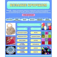 Стенд "Вязание крючком" - fgospostavki.ru - Нижний Новгород