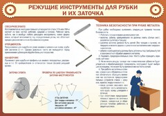 Стенд "Режущие инструменты для рубки и их заточки" - fgospostavki.ru - Нижний Новгород
