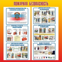 Стенд "Пожарная безопасность" Вариант 4 - fgospostavki.ru - Нижний Новгород