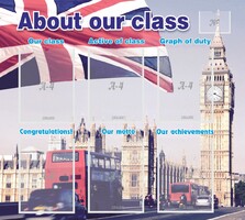Стенд "About our class" - fgospostavki.ru - Нижний Новгород