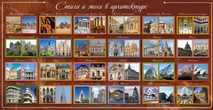 Стенд "Стили и эпохи в архитектуре" - fgospostavki.ru - Нижний Новгород