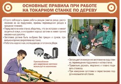 Стенд "Основные правила при работе на токарном станке по дереву" - fgospostavki.ru - Нижний Новгород