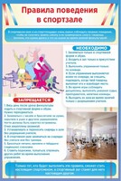 Стенд "Правила поведения в спортзале №1" - fgospostavki.ru - Нижний Новгород