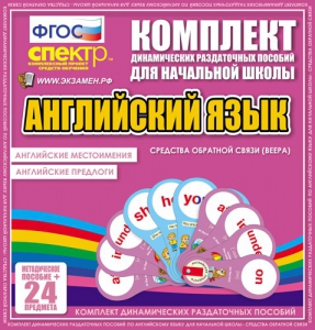 Динамические раздаточные пособия. Английский язык (веера). Английские местоимения, английские предлоги. - fgospostavki.ru - Нижний Новгород