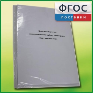 Комплект карточек к дидактическому набору «Универсал большой» «Окружающий мир» - fgospostavki.ru - Нижний Новгород
