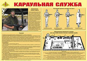 Плакат "Караульная служба" - fgospostavki.ru - Нижний Новгород