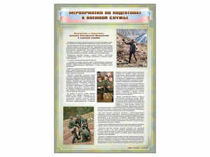 Стенд "Мероприятия обязательной подготовки граждан к военной службе" - fgospostavki.ru - Нижний Новгород