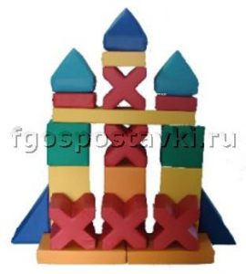 Мягкий модуль-конструктор "Башня" (21 элемент) - fgospostavki.ru - Нижний Новгород