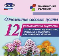 Тематические карточки "Однолетние садовые цветы" - fgospostavki.ru - Нижний Новгород