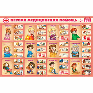 Стенд "Первая помощь" - fgospostavki.ru - Нижний Новгород