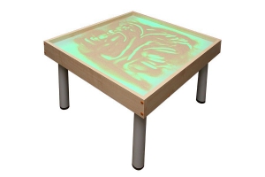 Столик на ножках для рисования песком "Радуга" с подсветкой RGB - fgospostavki.ru - Нижний Новгород