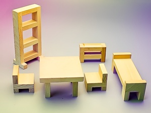 Игровой набор Фребеля "Мебель для кукольного домика" - fgospostavki.ru - Нижний Новгород