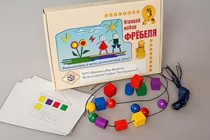 Игровой набор Фребеля "Бусы-шнуровка" (серия "Эксперимент") - fgospostavki.ru - Нижний Новгород