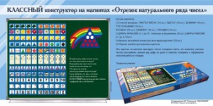 Отрезок натурального ряда чисел. Классный конструктор на магнитах - fgospostavki.ru - Нижний Новгород