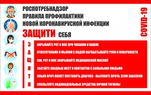 Плакат "Правила профилактики коронавируса" - fgospostavki.ru - Нижний Новгород