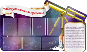 Стенд "Наблюдательная астрономия" - fgospostavki.ru - Нижний Новгород