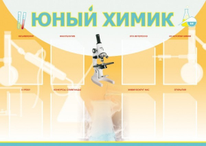 Стенд "Юный химик" Вариант 1 - fgospostavki.ru - Нижний Новгород