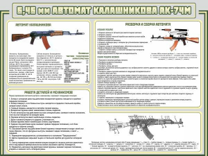 Стенд "Автомат Калашникова" - fgospostavki.ru - Нижний Новгород