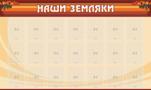 Стенд "Наши земляки" - fgospostavki.ru - Нижний Новгород