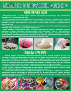 Стенд "Биология в профессии "повар"" - fgospostavki.ru - Нижний Новгород