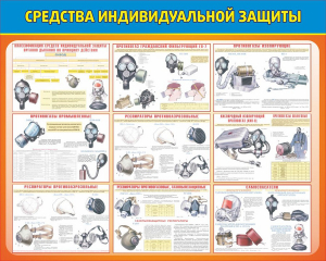 Стенд "Средства индивидуальной защиты" Вариант 2 - fgospostavki.ru - Нижний Новгород