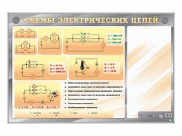 Электрифицированный стенд "Схемы электрических цепей" с маркерными полями - fgospostavki.ru - Нижний Новгород