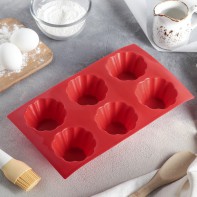 Форма для выпечки силиконовая 6 ячеек - fgospostavki.ru - Нижний Новгород