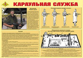 Плакат "Караульная служба" - fgospostavki.ru - Нижний Новгород