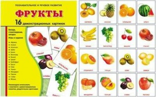 Демонстрационные карточки "Фрукты" - fgospostavki.ru - Нижний Новгород
