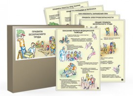 Комплект таблиц "Правила безопасного труда" - fgospostavki.ru - Нижний Новгород