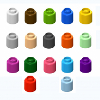  Элемент конструктора одиночный одноцветный Color Blocks 100 штук - fgospostavki.ru - Нижний Новгород
