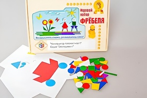 Игровой набор Фребеля "Конструктор плоскостной-1" (Серия "Эксперимент") - fgospostavki.ru - Нижний Новгород
