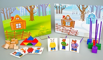 Игровой набор Фребеля "Заюшкина избушка" (серия "Сказочный мир". Выпуск 1) - fgospostavki.ru - Нижний Новгород
