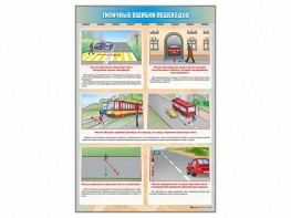 Стенд "Типичные ошибки пешеходов" - fgospostavki.ru - Нижний Новгород
