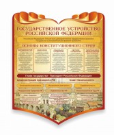 Стенд "Государственное устройство Российской Федерации" Вариант 3 - fgospostavki.ru - Нижний Новгород